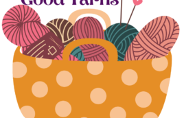 A graphic showing a basket of yarn.