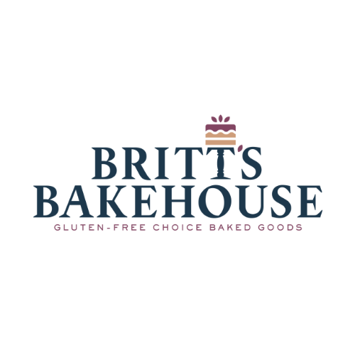 Logo for Britt's Bakehouse - Gluten Free Choice Baked Goods.