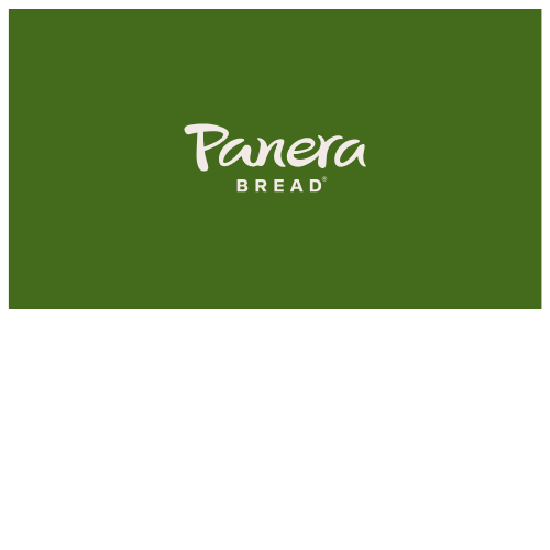 A green and cream Panera Bread logo