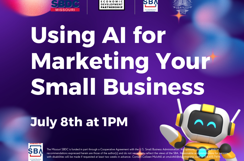 Using AI for Marketing Your Small Business presented by the SBDC