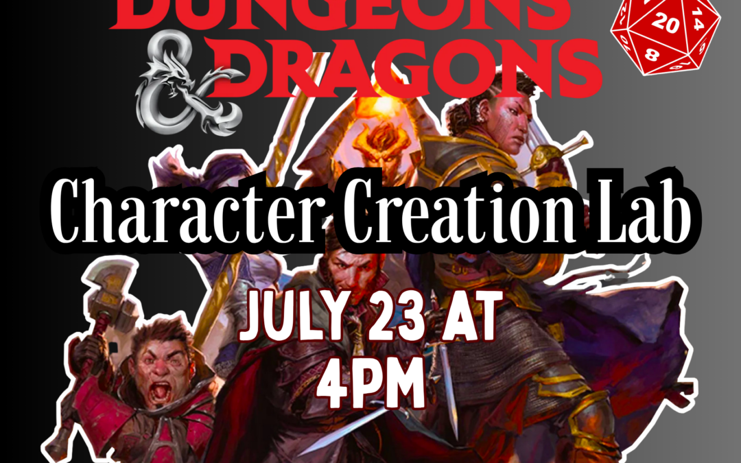 D and D Character Design-Registration Required
