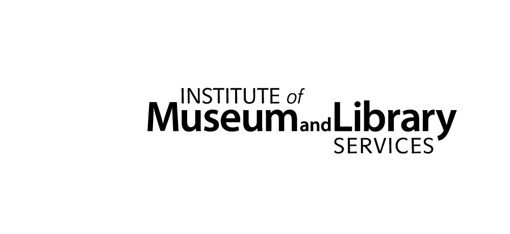 IMLS-White logo for the Institute of Museum and Library Services