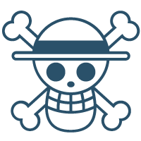 skull and cross bones from the graphic novel series title one piece