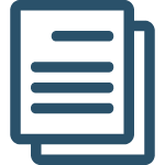 minimalist image of two documents overlapping each other