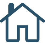 minimalist image of a house